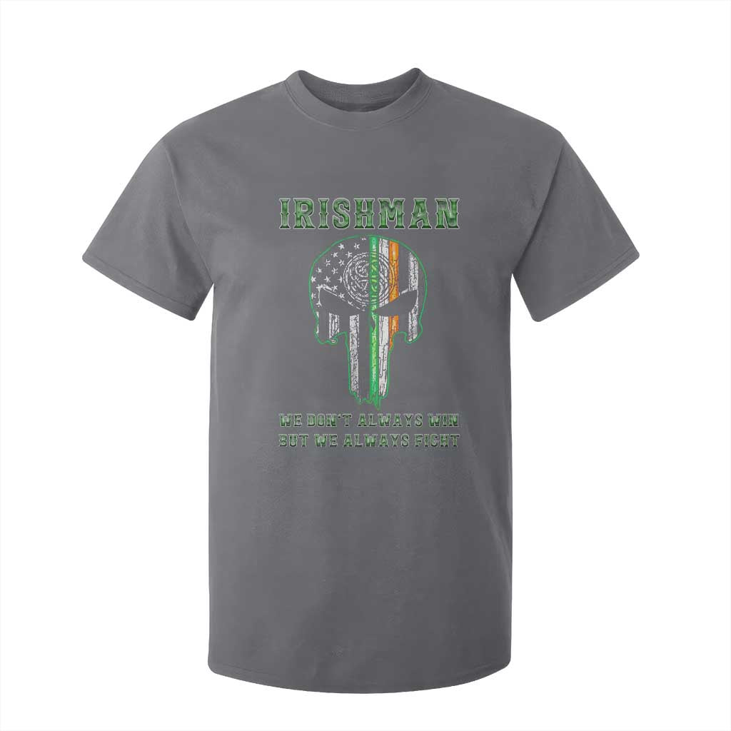 Irish Pride T Shirt For Kid We Don't Always Win But We Always Fight TS09 Charcoal Print Your Wear