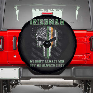 Irish Pride Spare Tire Cover We Don't Always Win But We Always Fight TS09 Black Print Your Wear