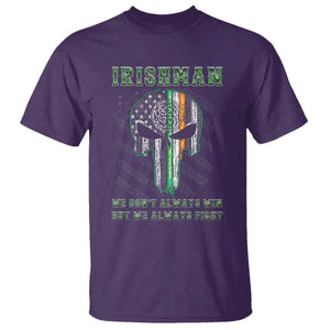 Irish Pride T Shirt We Don't Always Win But We Always Fight TS09 Purple Print Your Wear