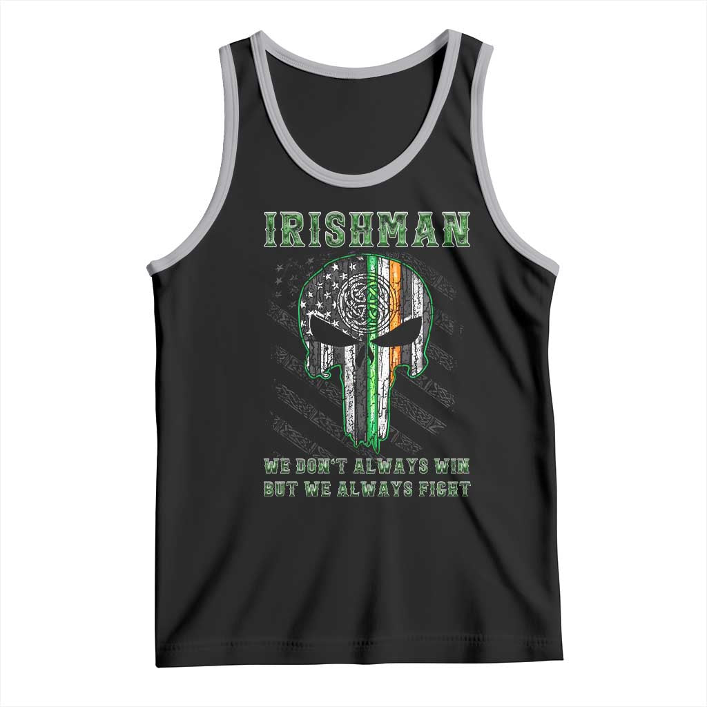 Irish Pride Tank Top We Don't Always Win But We Always Fight TS09 Black Athletic Heather Print Your Wear