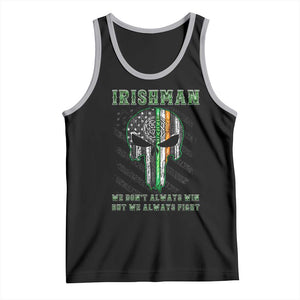 Irish Pride Tank Top We Don't Always Win But We Always Fight TS09 Black Athletic Heather Print Your Wear