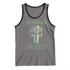 Irish Pride Tank Top We Don't Always Win But We Always Fight TS09 Deep Heather Black Print Your Wear