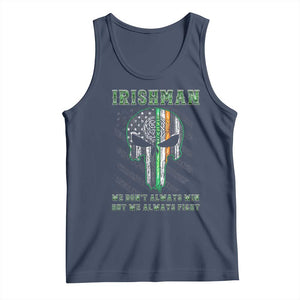 Irish Pride Tank Top We Don't Always Win But We Always Fight TS09 Navy Print Your Wear