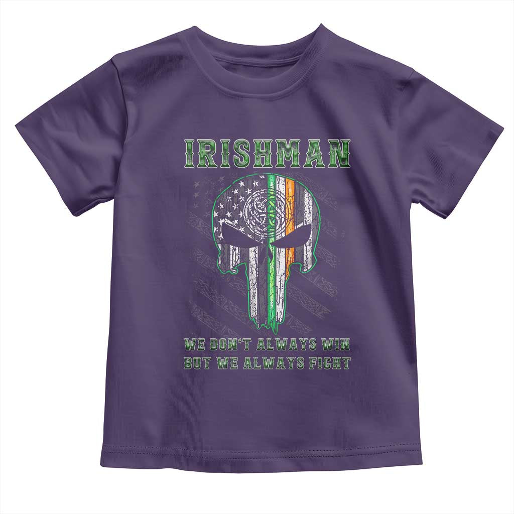 Irish Pride Toddler T Shirt We Don't Always Win But We Always Fight TS09 Purple Print Your Wear
