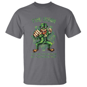 Irish Pride T Shirt We Don't Always Win But We Always Fight Funny Leprechaun TS09 Charcoal Print Your Wear