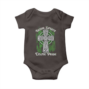 Irish Spirit Celtic Pride Baby Onesie TS09 Dark Chocolate Print Your Wear