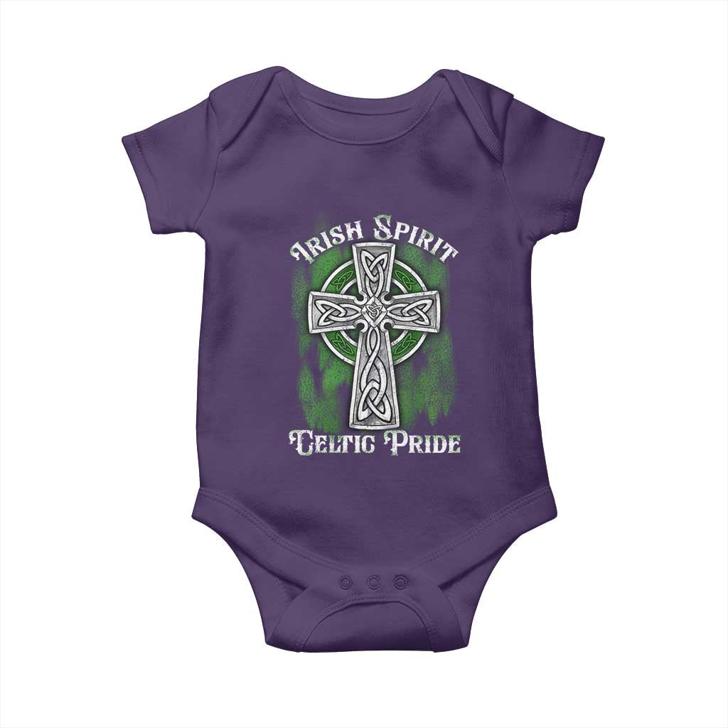 Irish Spirit Celtic Pride Baby Onesie TS09 Purple Print Your Wear