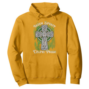 Irish Spirit Celtic Pride Hoodie TS09 Gold Print Your Wear