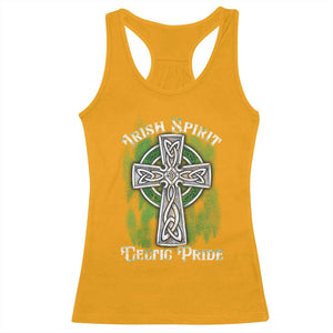 Irish Spirit Celtic Pride Racerback Tank Top TS09 Gold Print Your Wear