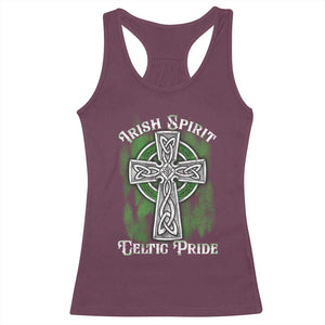 Irish Spirit Celtic Pride Racerback Tank Top TS09 Maroon Print Your Wear