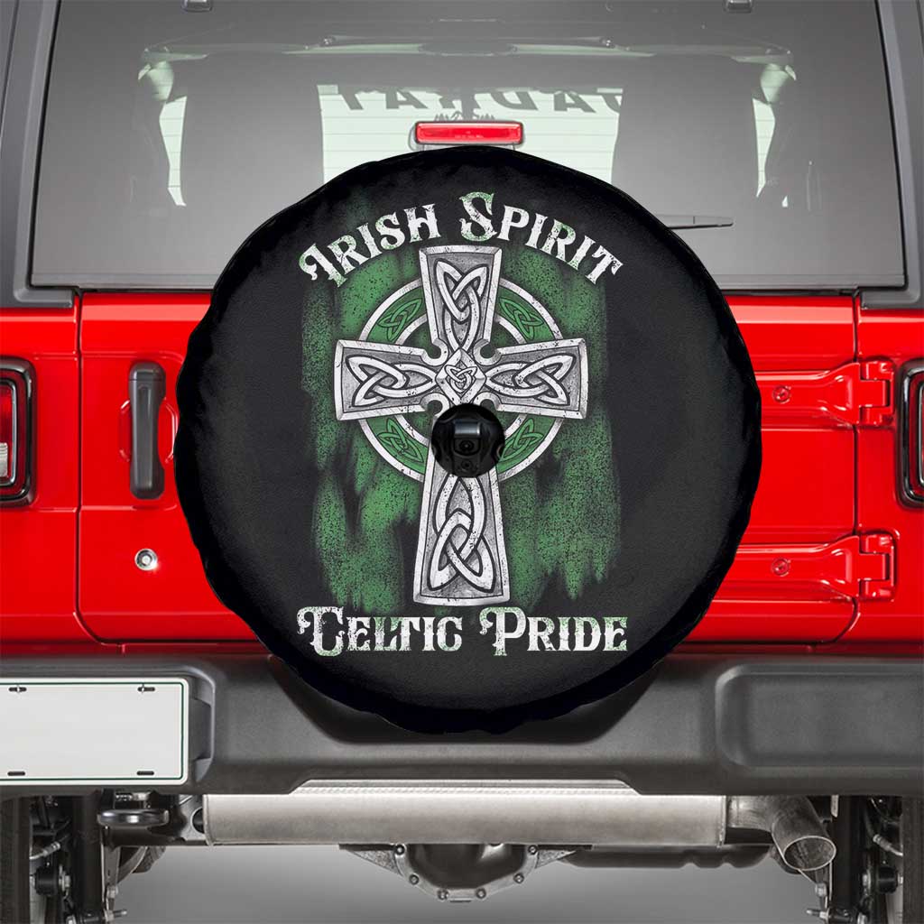 Irish Spirit Celtic Pride Spare Tire Cover TS09 Black Print Your Wear