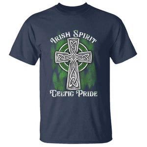 Irish Spirit Celtic Pride T Shirt TS09 Navy Print Your Wear