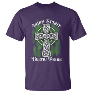Irish Spirit Celtic Pride T Shirt TS09 Purple Print Your Wear