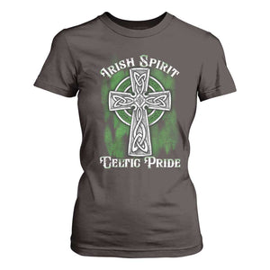 Irish Spirit Celtic Pride T Shirt For Women TS09 Dark Chocolate Print Your Wear
