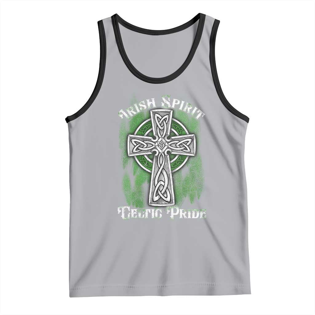Irish Spirit Celtic Pride Tank Top TS09 Athletic Heather Black Print Your Wear