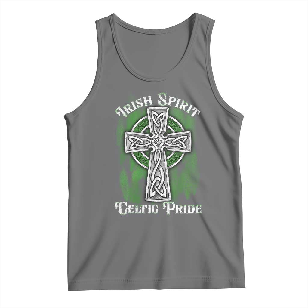Irish Spirit Celtic Pride Tank Top TS09 Black Heather Print Your Wear