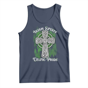 Irish Spirit Celtic Pride Tank Top TS09 Navy Print Your Wear