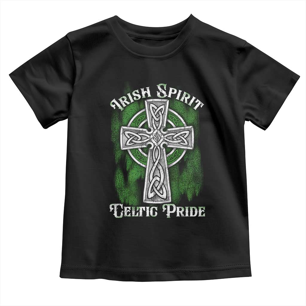 Irish Spirit Celtic Pride Toddler T Shirt TS09 Black Print Your Wear