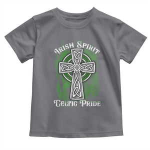 Irish Spirit Celtic Pride Toddler T Shirt TS09 Charcoal Print Your Wear