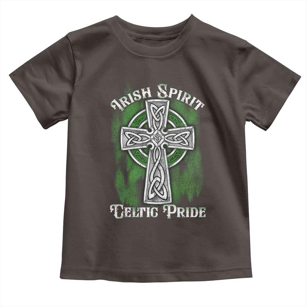 Irish Spirit Celtic Pride Toddler T Shirt TS09 Dark Chocolate Print Your Wear