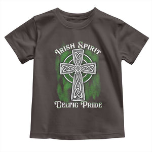 Irish Spirit Celtic Pride Toddler T Shirt TS09 Dark Chocolate Print Your Wear