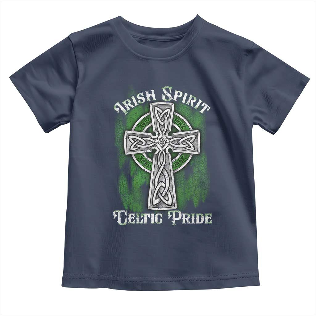 Irish Spirit Celtic Pride Toddler T Shirt TS09 Navy Print Your Wear