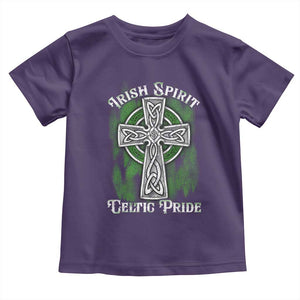 Irish Spirit Celtic Pride Toddler T Shirt TS09 Purple Print Your Wear