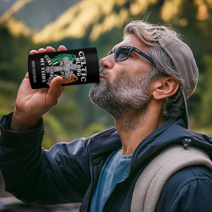 Irish Celtic Pride 4 in 1 Can Cooler Tumbler Celtic Blood Runs Through My Veins TS09 Print Your Wear