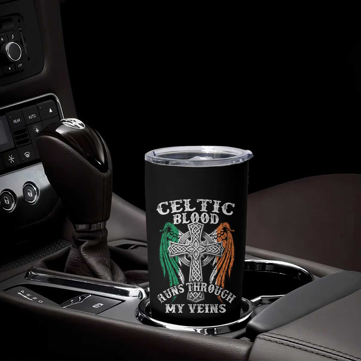 Irish Celtic Pride Tumbler Cup Celtic Blood Runs Through My Veins TS09 Print Your Wear