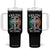 Irish Celtic Pride Tumbler With Handle Celtic Blood Runs Through My Veins TS09 One Size: 40 oz Black Print Your Wear