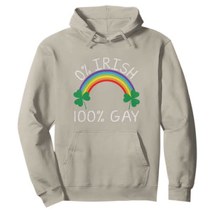 Funny St. Patrick's Day LGBT Hoodie 0 Irish 100 Gay Rainbow Shamrock TS09 Sand Print Your Wear