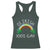 Funny St. Patrick's Day LGBT Racerback Tank Top 0 Irish 100 Gay Rainbow Shamrock TS09 Dark Forest Green Print Your Wear