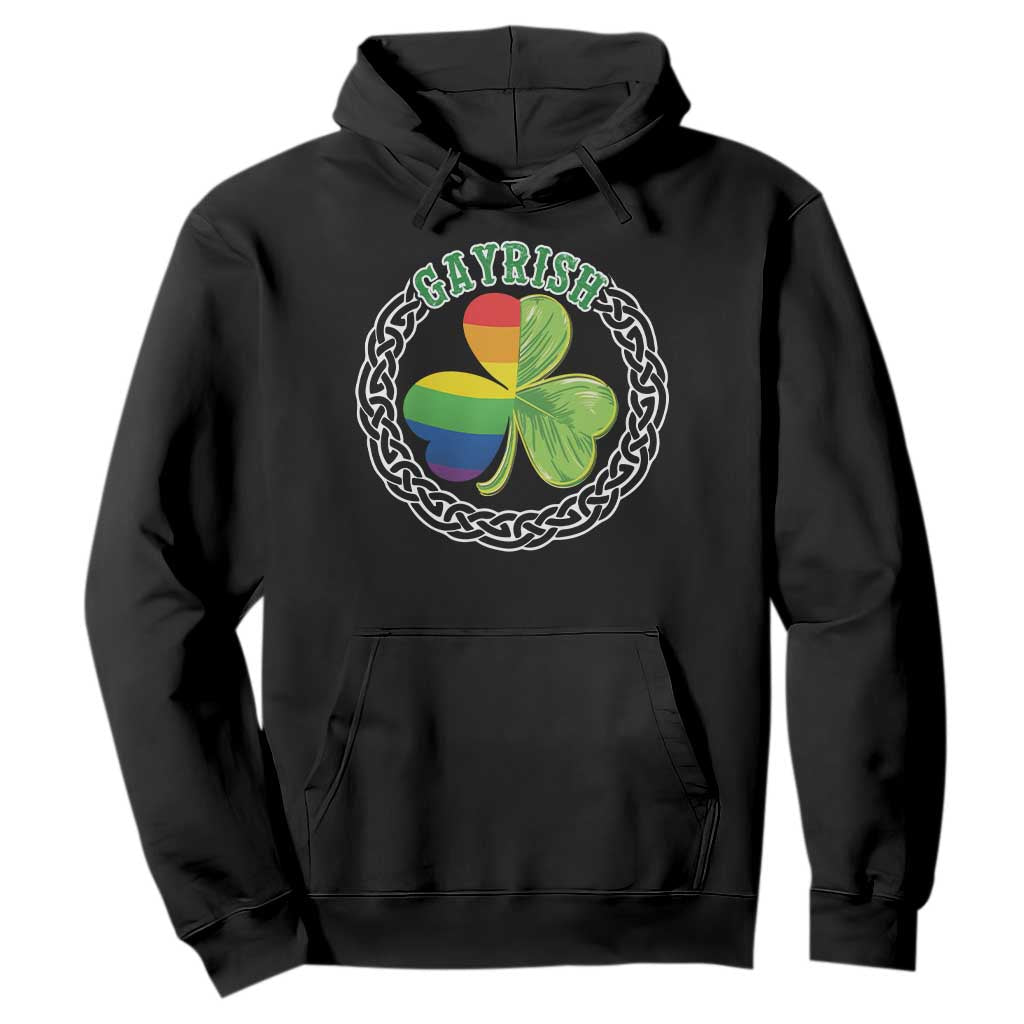 Gayrish Funny St. Patrick's Day LGBT Hoodie TS09 Black Print Your Wear