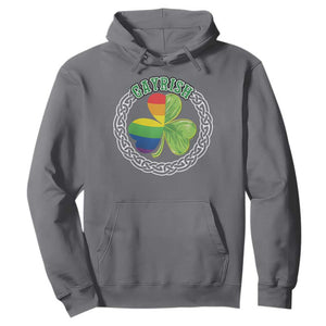Gayrish Funny St. Patrick's Day LGBT Hoodie TS09 Charcoal Print Your Wear