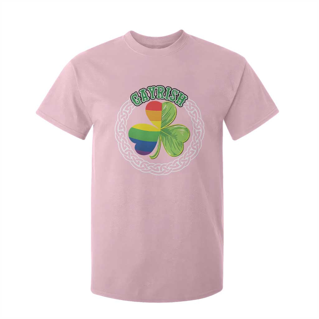 Gayrish Funny St. Patrick's Day LGBT T Shirt For Kid TS09 Light Pink Print Your Wear