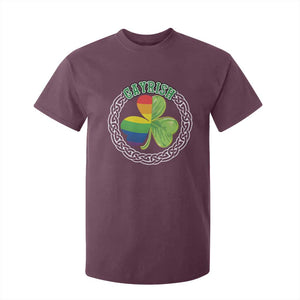 Gayrish Funny St. Patrick's Day LGBT T Shirt For Kid TS09 Maroon Print Your Wear