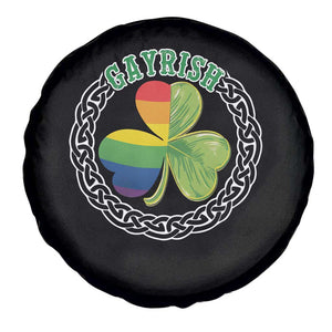 Gayrish Funny St. Patrick's Day LGBT Spare Tire Cover TS09 Print Your Wear