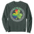 Gayrish Funny St. Patrick's Day LGBT Sweatshirt TS09 Dark Forest Green Print Your Wear