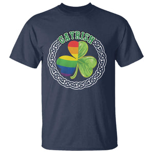 Gayrish Funny St. Patrick's Day LGBT T Shirt TS09 Navy Print Your Wear