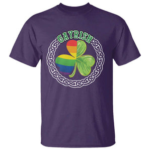 Gayrish Funny St. Patrick's Day LGBT T Shirt TS09 Purple Print Your Wear