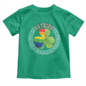 Gayrish Funny St. Patrick's Day LGBT Toddler T Shirt TS09 Irish Green Print Your Wear