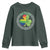 Gayrish Funny St. Patrick's Day LGBT Youth Sweatshirt TS09 Dark Forest Green Print Your Wear
