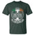 Irish Viking T Shirt Irish Grown With Viking Roots TS09 Dark Forest Green Print Your Wear