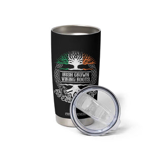 Irish Viking Tumbler Cup Irish Grown With Viking Roots TS09 Print Your Wear