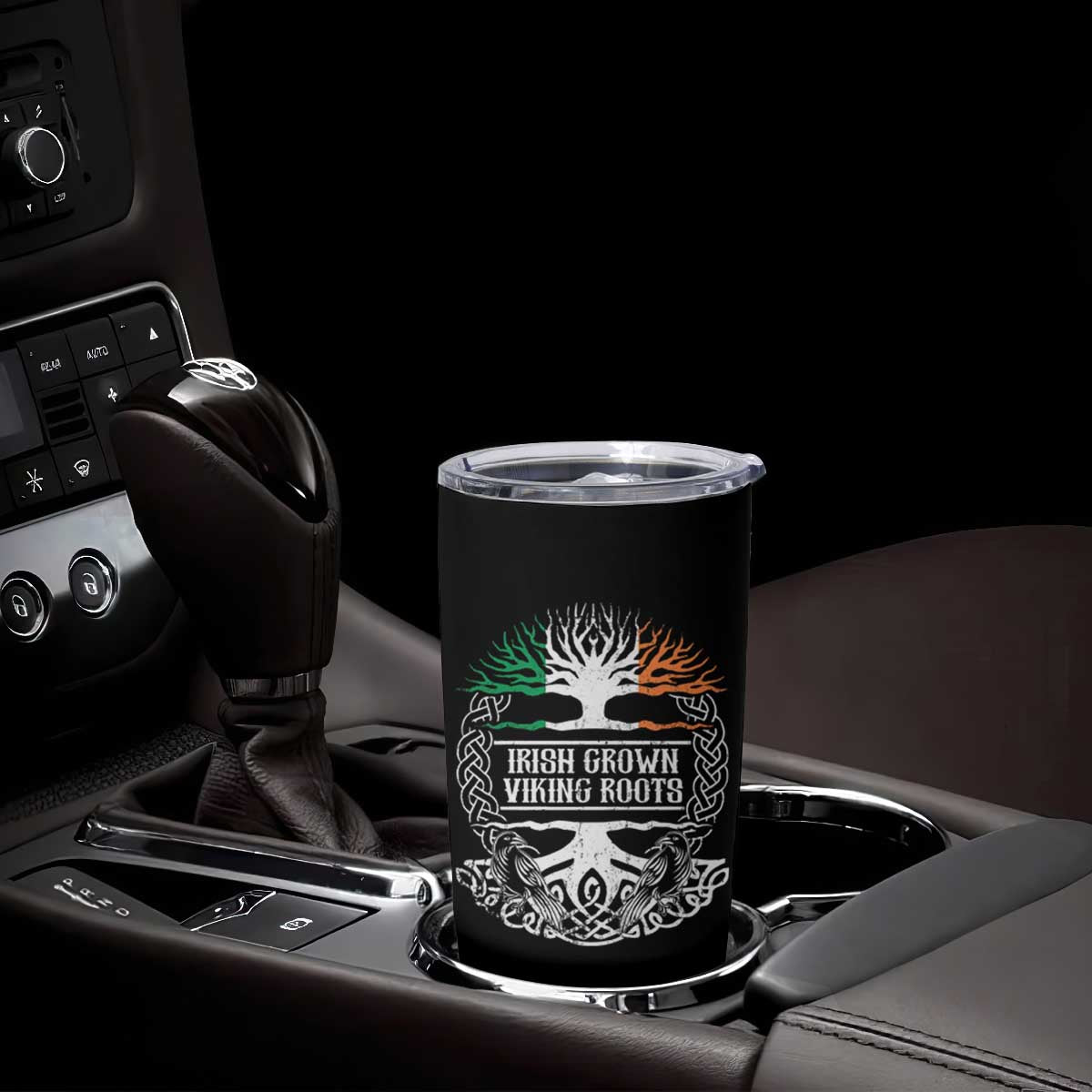 Irish Viking Tumbler Cup Irish Grown With Viking Roots TS09 Print Your Wear