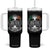 Irish Viking Tumbler With Handle Irish Grown With Viking Roots TS09 One Size: 40 oz Black Print Your Wear