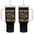 Roma Italia Colosseum Tumbler With Handle Vintage Italy Rome TS09 One Size: 40 oz Black Print Your Wear