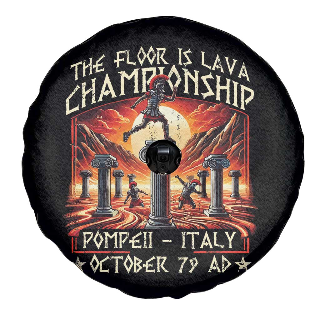 Pompeii Spare Tire Cover The Floor Is Lava Championship Italy TS09 Print Your Wear
