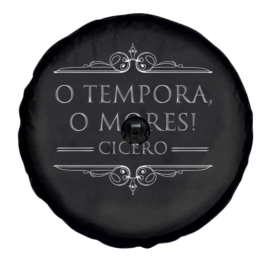 Cicero O Tempora O Mores Spare Tire Cover Latin Philosophy TS09 Print Your Wear