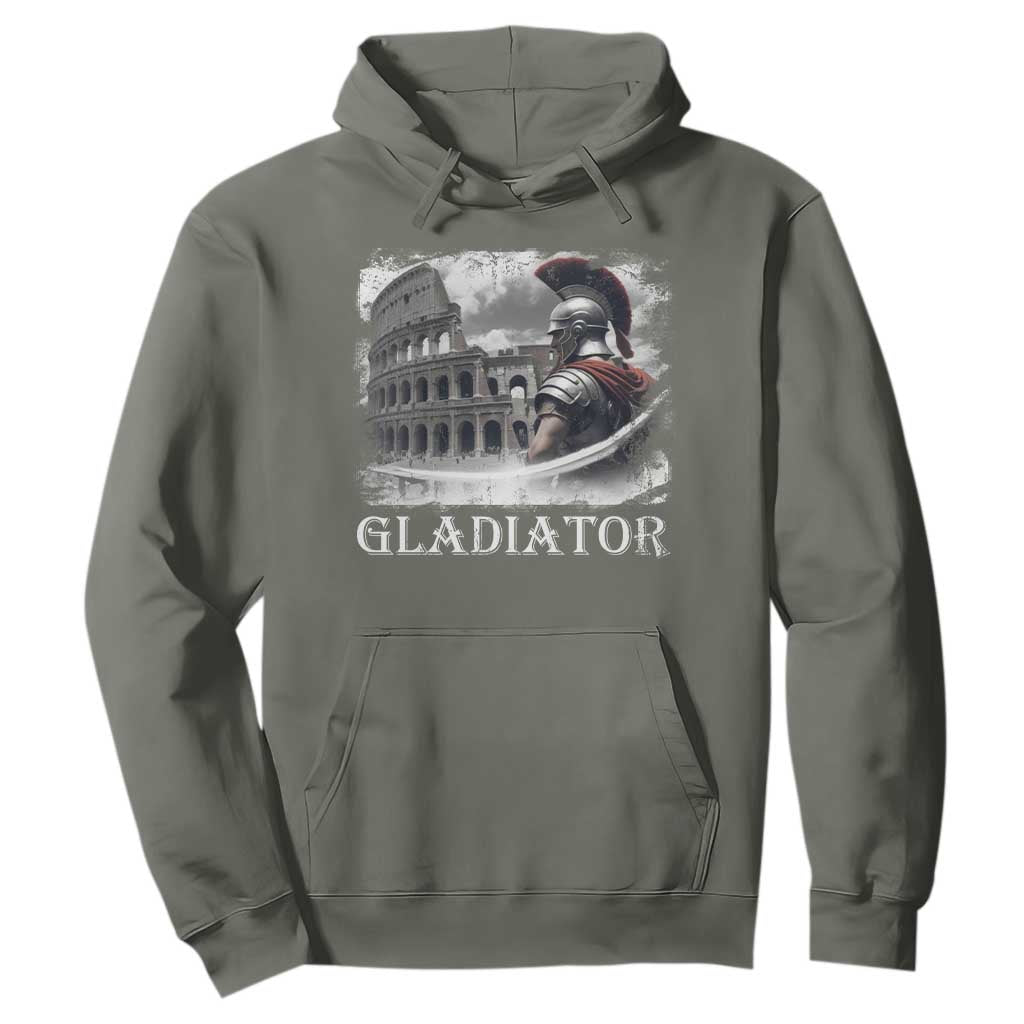 Gladiator Roman Warrior Colosseum Hoodie TS09 Military Green Print Your Wear